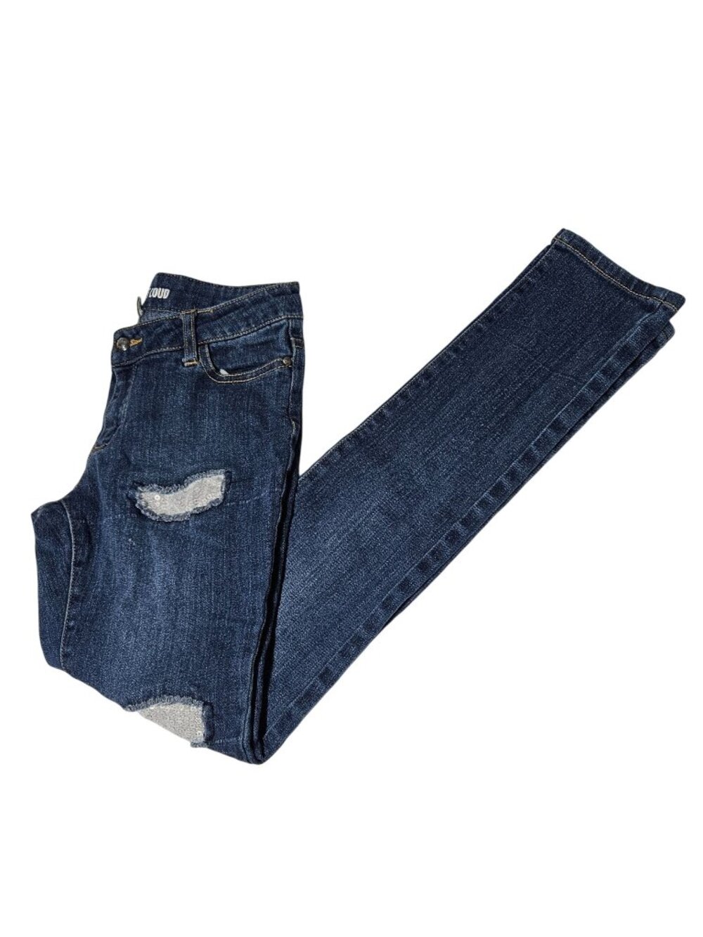 Dream Out Loud Selena Gomez Jeans Womens Size 3 Skinny Low Rise Ripped Denim